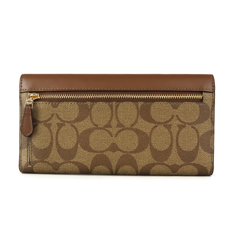 Brandol / COACH コーチ 長財布 シグネチャー コンチネンタル ライト