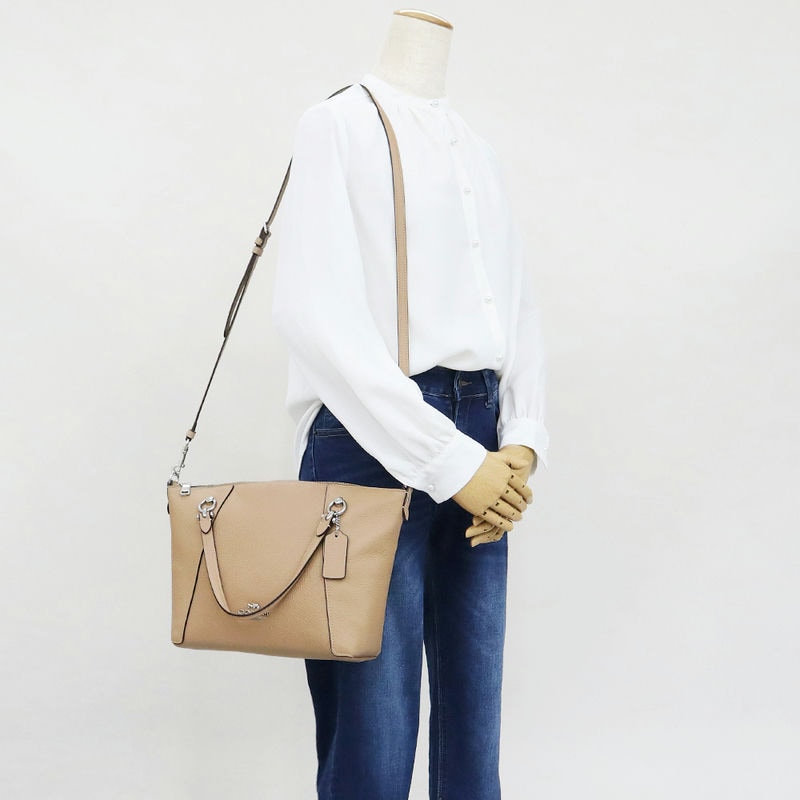 【美品】COACH コーチ C6229 トートバッグ ショルダーバッグ ベージュ コーチ アウトレット トートバッグ ショルダーバッグ ベージュ