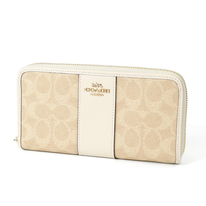 Brandol / COACH コーチ ラウンドファスナー長財布 シグネチャー