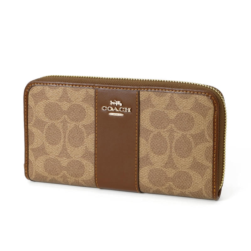 Brandol / COACH コーチ ラウンドファスナー長財布 シグネチャー