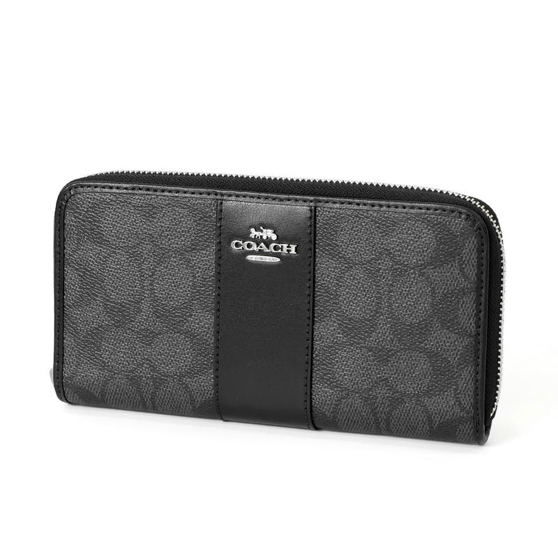 Brandol / COACH コーチ ラウンドファスナー長財布 シグネチャー