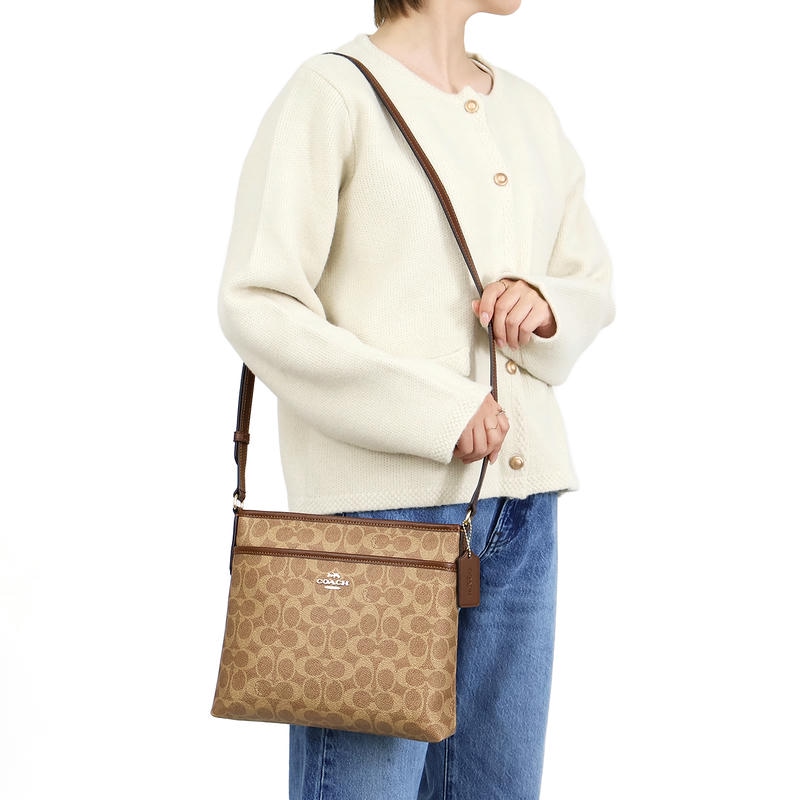 Brandol / COACH コーチ ショルダーバッグ シグネチャー ファイル