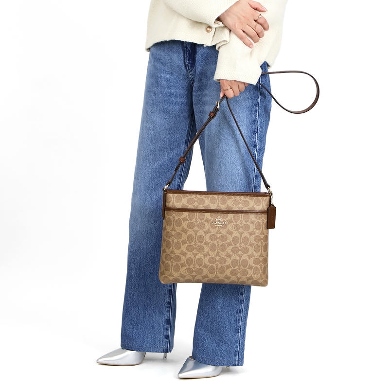 Brandol / COACH コーチ ショルダーバッグ シグネチャー ファイル