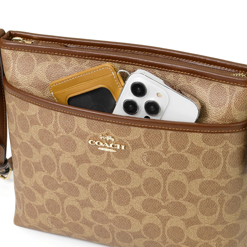 Brandol / COACH コーチ ショルダーバッグ シグネチャー ファイル