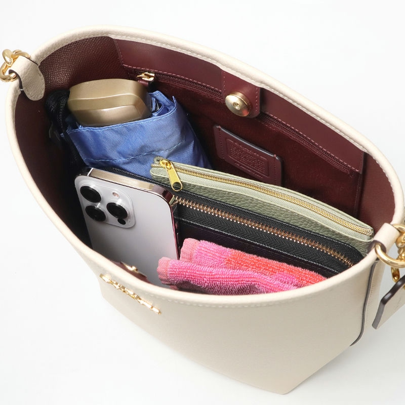 Brandol / COACH コーチ ショルダーバッグ レザー シティ バケット