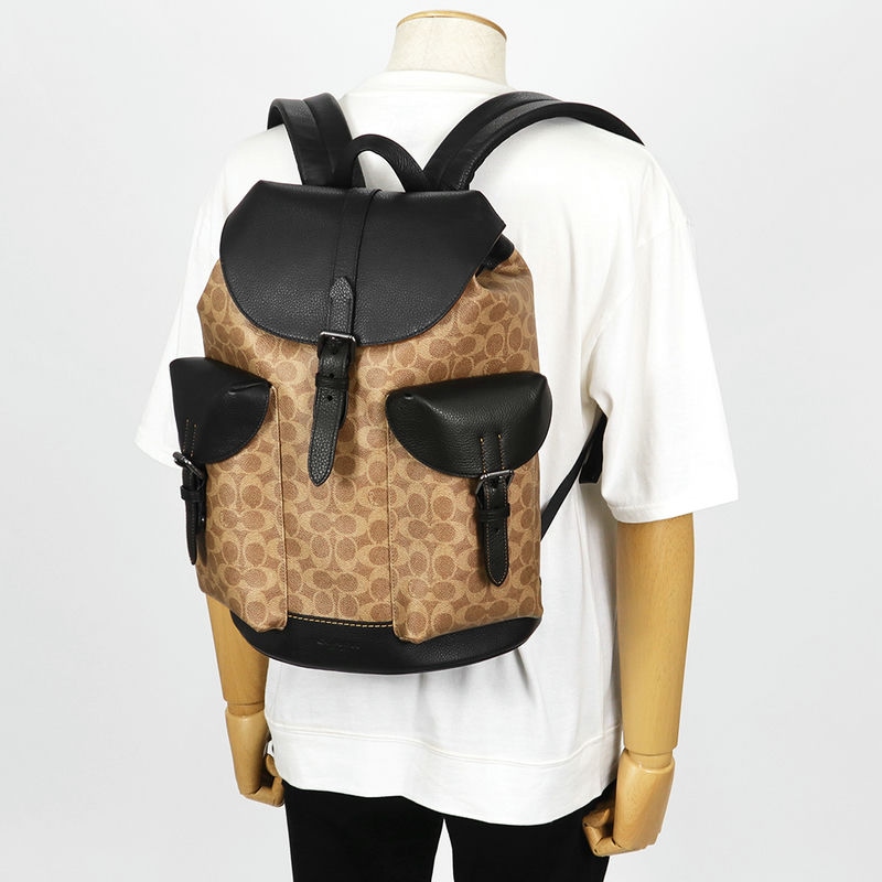 Brandol / COACH コーチ リュックサック シグネチャー キャンバス