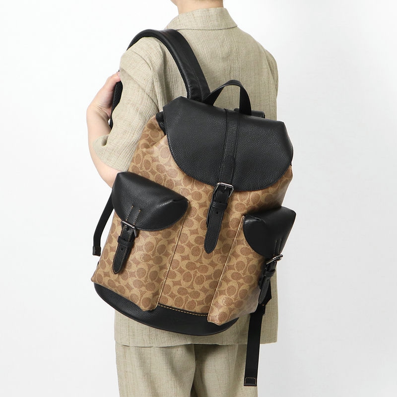 Brandol / COACH コーチ リュックサック シグネチャー キャンバス