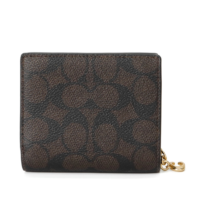 COACH　コーチ　折り財布　スナップウォレット　正規品CW789 タンブラウン COACH コーチ 財布 レディース 2つ折り 折財布 コンパクト
