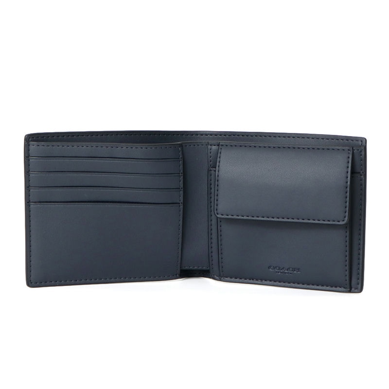 Brandol / COACH コーチ 二つ折り財布 シグネチャー キャンバス コイン