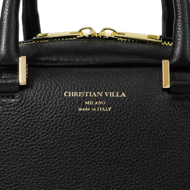 CHRISTIAN VILLA クリスチャンヴィラ ボストンバッグ　ブラック WEB限定 / 追加》CHRISTIAN VILLA /クリスチャン ヴィラ ボストン