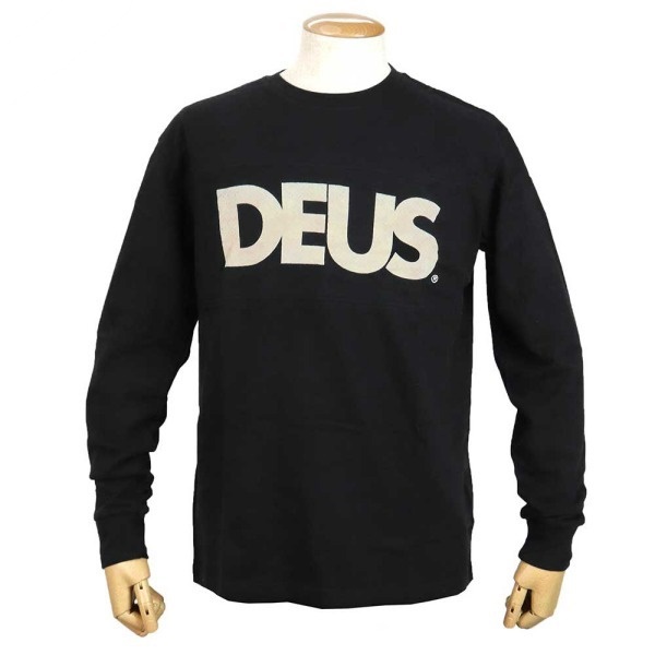Deus Ex Machina デウスエクスマキナ 長袖 Tシャツ ロゴ Mサイズ ブラック DMF81530 BLACK M