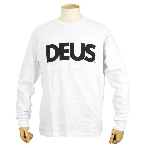 Deus Ex Machina デウスエクスマキナ 長袖 Tシャツ ロゴ Sサイズ ホワイト DMF81530 WHITE S
