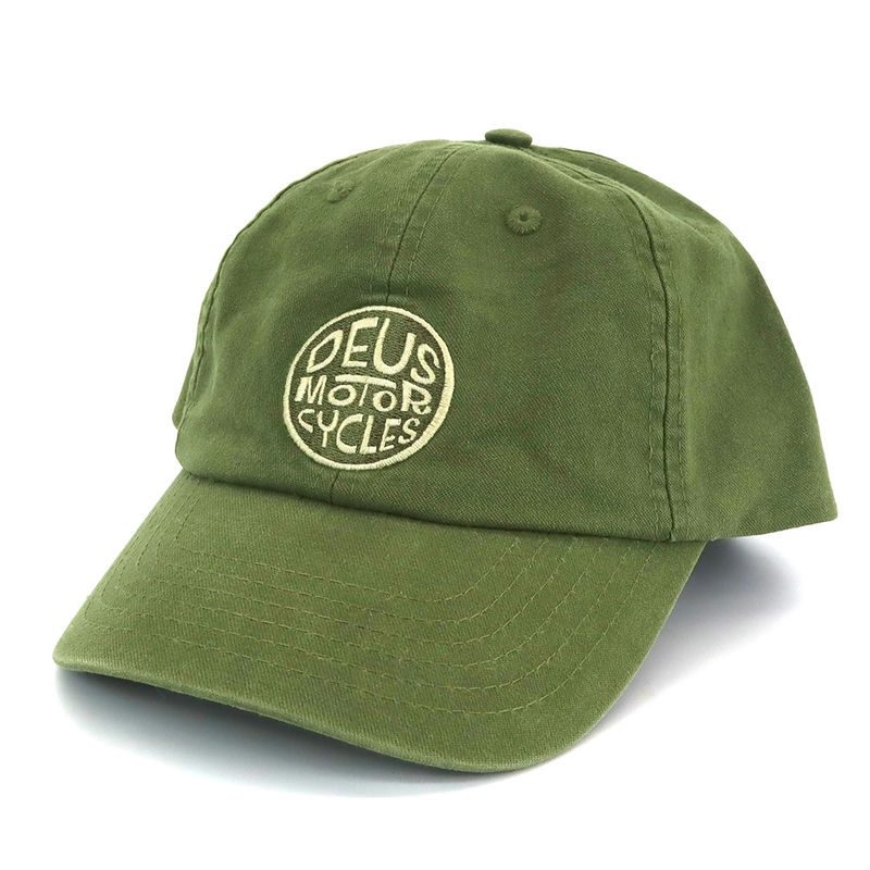Deus Ex Machina デウスエクスマキナ 帽子 ロゴ キャップ カーキグリーン DMP2271539 OLIVE