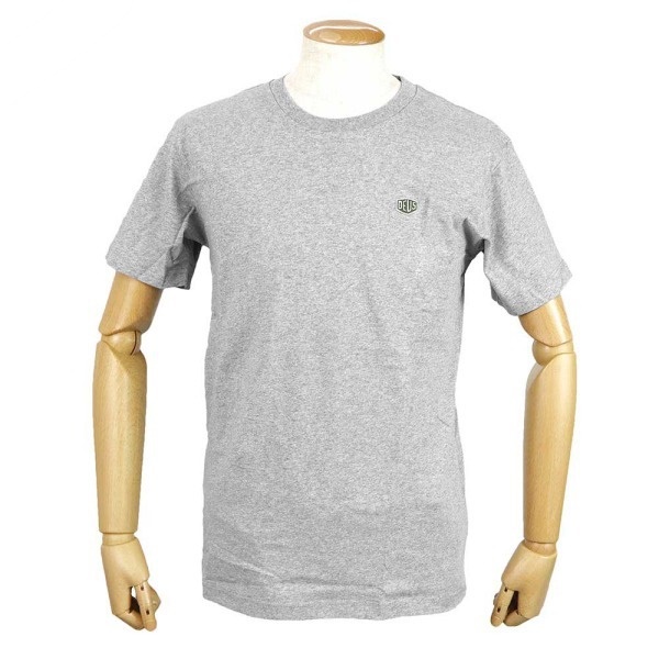 Deus Ex Machina デウスエクスマキナ Tシャツ 半袖 ワンポイント ロゴ Sサイズ グレー T-DMF201877 GREY MARLE S