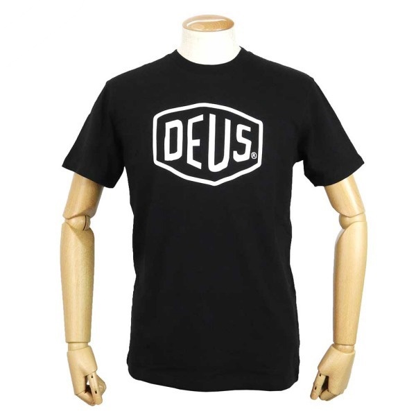 Deus Ex Machina デウスエクスマキナ Tシャツ 半袖 ロゴ Sサイズ ブラック T-DMW41808E BLACK S