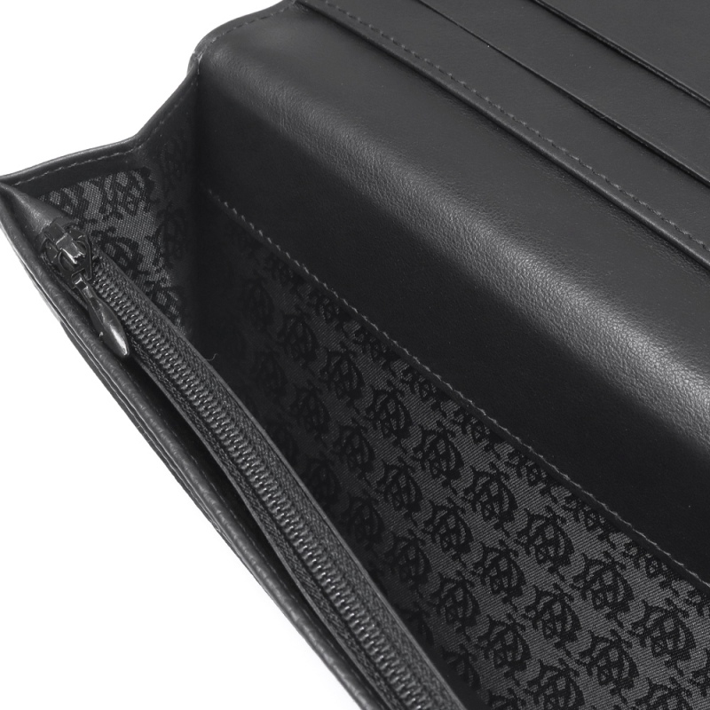 未使用品　dunhill ダンヒル　レザー　長財布 シボ革　ブラック ダンヒル dunhill 長財布 メンズ カーフレザー ブラック 22F2910DK001