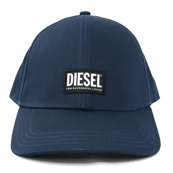 Brandol / DIESEL ディーゼル 帽子 CORRY ロゴ キャップ ネイビー