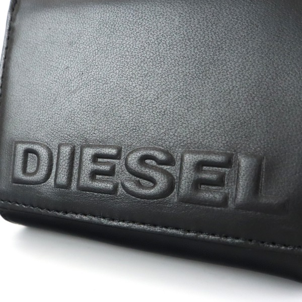 Brandol / DIESEL ディーゼル 三つ折り財布 SPEJAP ロゴ ブラック