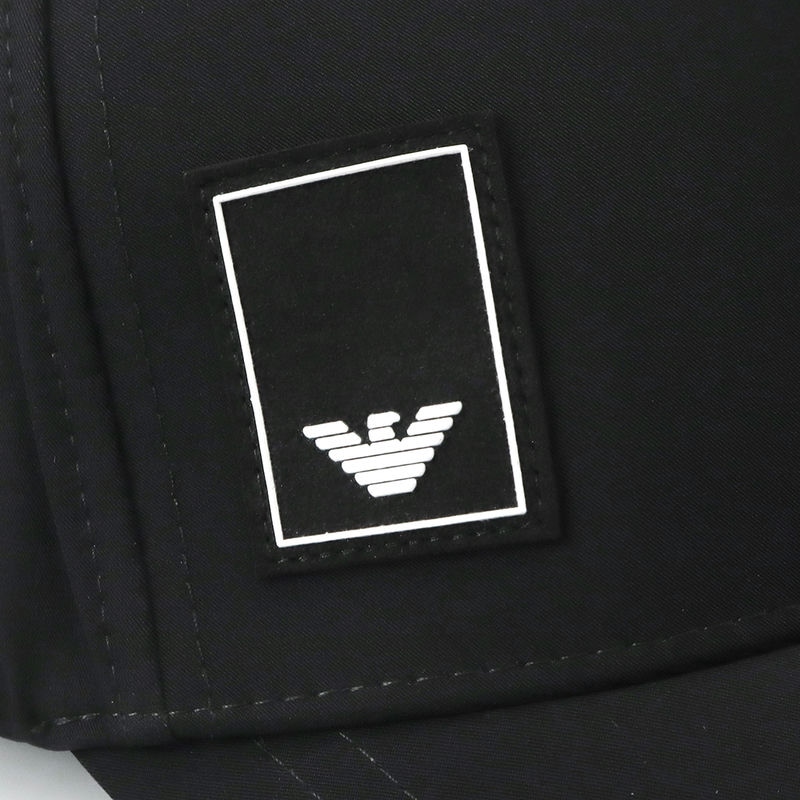 Brandol / EMPORIO ARMANI エンポリオアルマーニ 帽子 四角ロゴ ベース