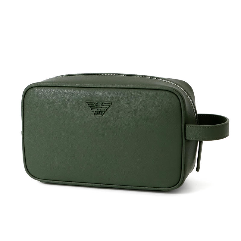 EMPORIO ARMANI エンポリオアルマーニ セカンドバッグ 箱型 ダークグリーン EM002829 AF13666 U7238