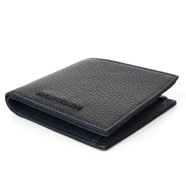 Brandol / EMPORIO ARMANI エンポリオアルマーニ 二つ折り財布 ダーク