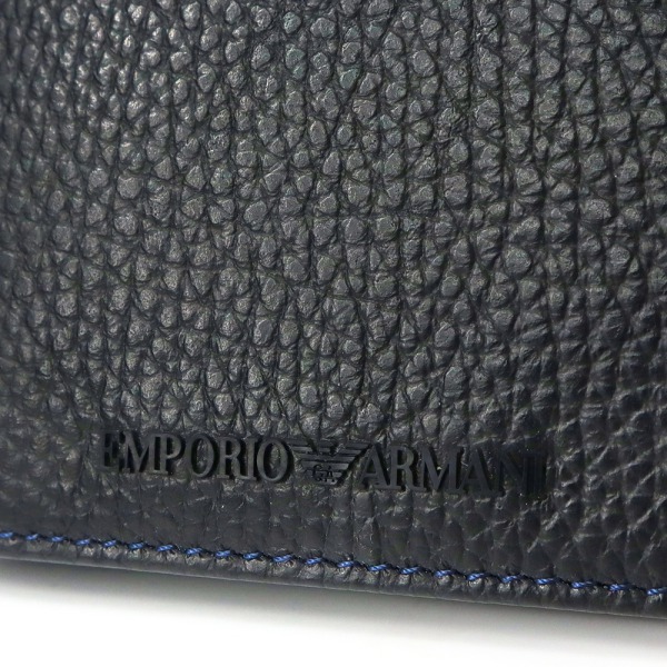 Brandol / EMPORIO ARMANI エンポリオアルマーニ 二つ折り財布 ダーク