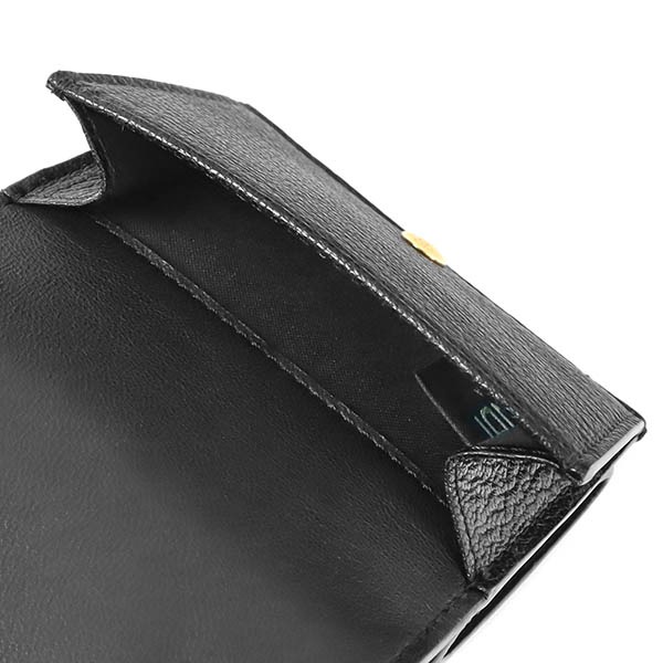 Brandol / FENDI フェンディ 三つ折り財布 ロゴ レザー ミニ財布