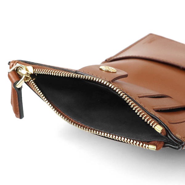 Brandol / FENDI フェンディ 二つ折り財布 ロゴ レザー ミニウォレット