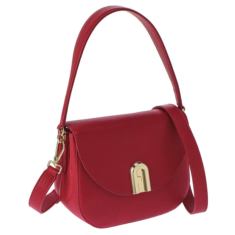 FURLA フルラ ショルダーバッグ レザー 2way ワンショルダー レッド 1045008 FRAGO