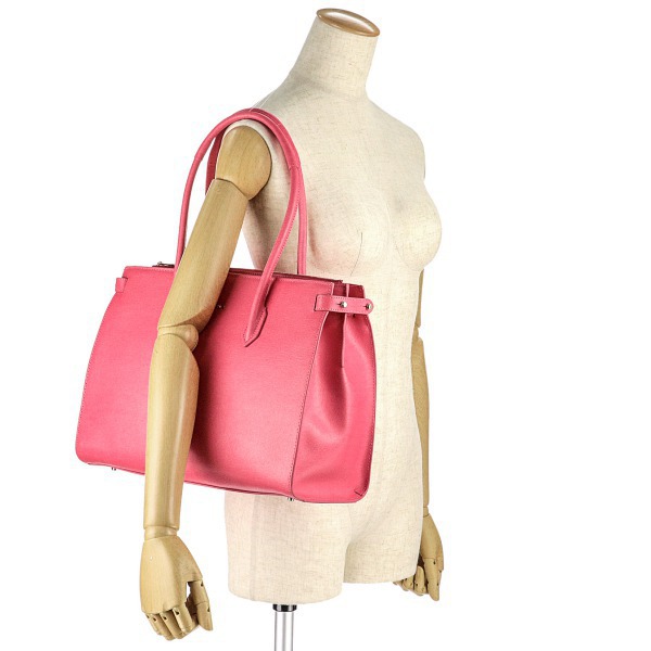 Brandol / FURLA フルラ トートバッグ シンプル レザートート ピンク