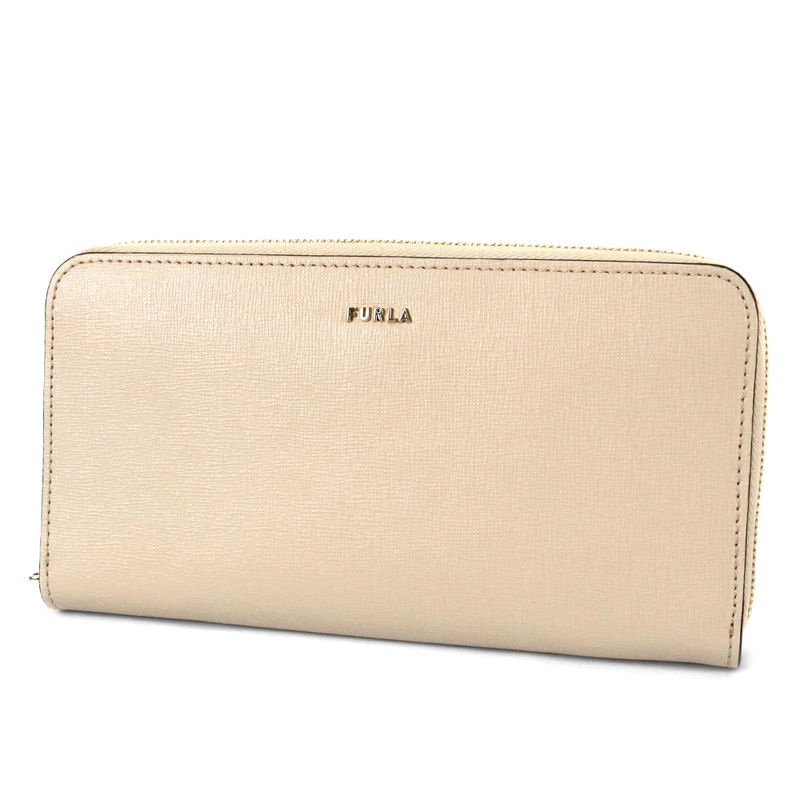 FURLA フルラ ラウンドファスナー長財布 バビロン BABYLON ジップアラウンド ベージュ PCX7UNO B30000 B4L00