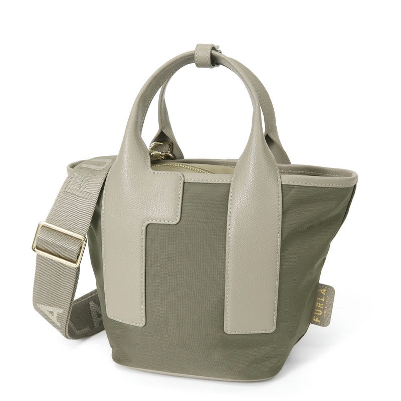 FURLA フルラ ショルダーバッグ Piuma ピューマ 2way ミニトートバッグ グリーン系 WB01270 BX3050 3183S