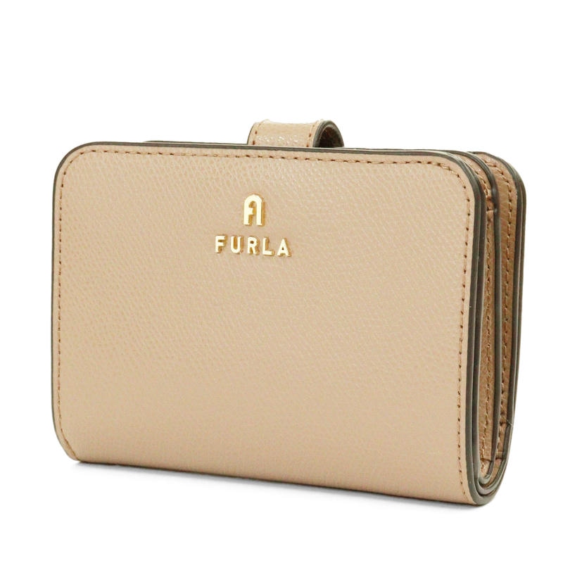 FURLA フルラ 二つ折り財布 Camellia カメリア コンパクト財布 S ベージュ WP00315 ARE000 1257S / GREIGE