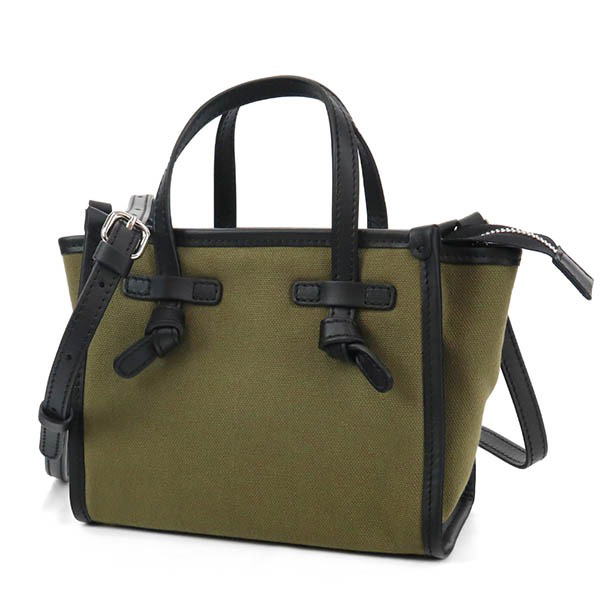 GIANNI CHIARINI ジャンニ キアリーニ ショルダーバッグ MARCELLA ミス マルチェッラ 2way ミニトートバッグ グリーン BS8065 21PE CNV SE MILITARE