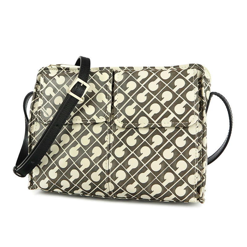 GHERARDINI ゲラルディーニ ショルダーバッグ ソフティ ベージュ×ブラウン GH0206TP LUGGAGE NERO