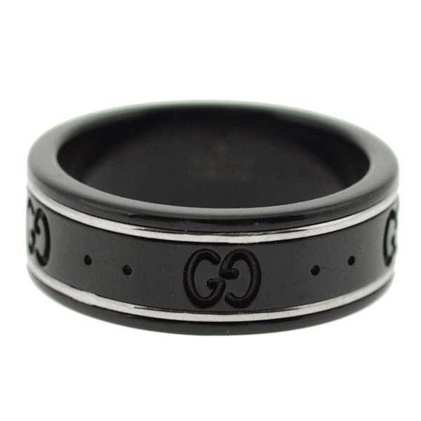 GUCCI グッチ ゴースト アイコン リング 19号 GUCCI（グッチ） ゴースト ワイド リング 指輪 ユニセックス 455319