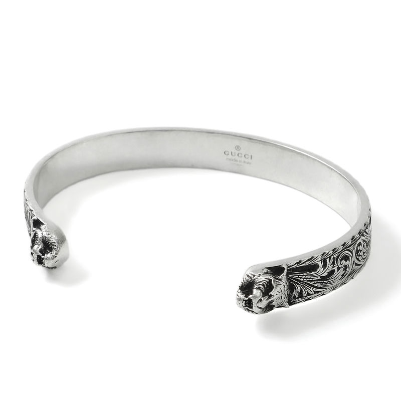 Brandol / GUCCI グッチ バングル インターロッキングG シルバー