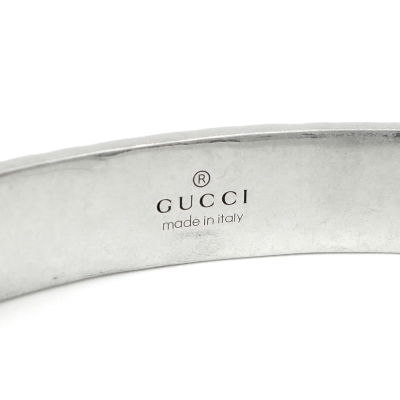 Brandol / GUCCI グッチ バングル インターロッキングG シルバー