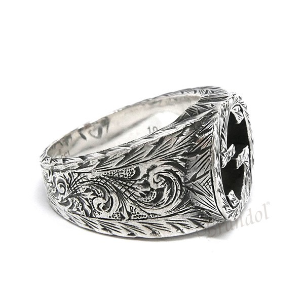 Brandol / GUCCI グッチ リング インターロッキング Gリング 10号