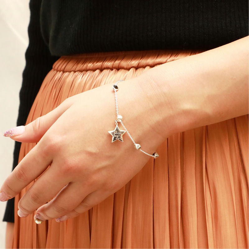 Brandol / GUCCI グッチ ブレスレット キャット スター チャーム 17cm