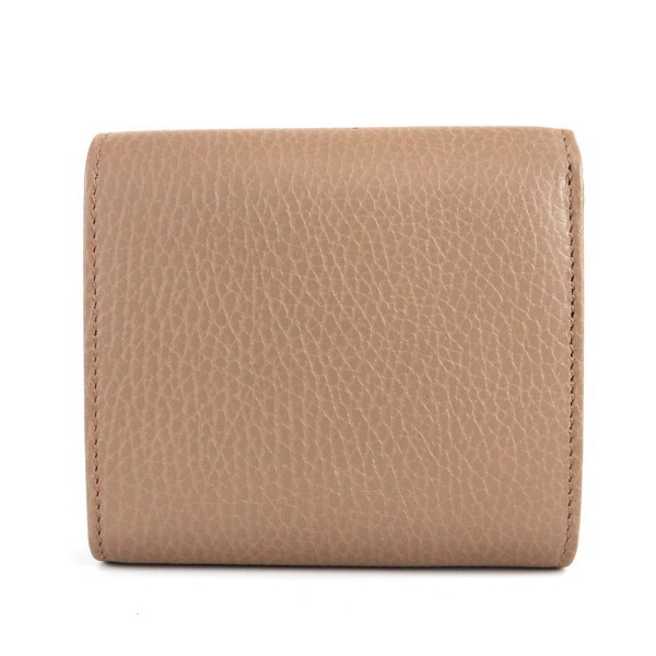 Brandol / GUCCI グッチ 二つ折り財布 GGマーモント ピンクベージュ  