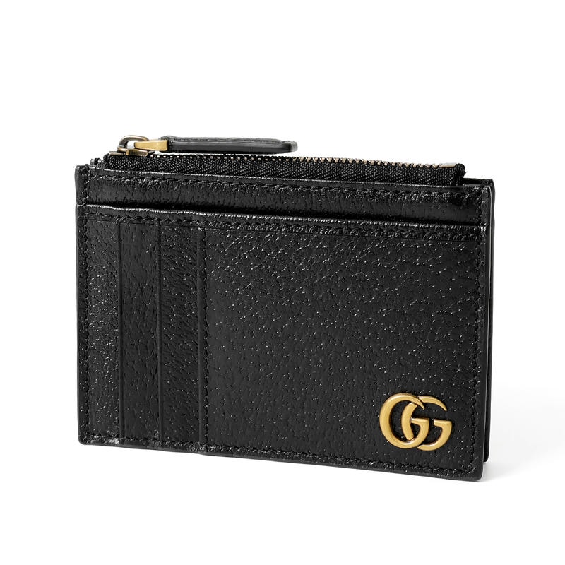Brandol / GUCCI グッチ 小銭入れ シグネチャー レザー キーリング付き