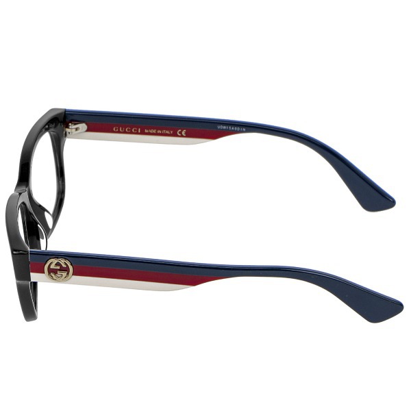 グッチ GUCCI メガネ インターロッキングG GG0278OA ブラック Brandol / GUCCI グッチ メガネフレーム ウェリントン ブラック