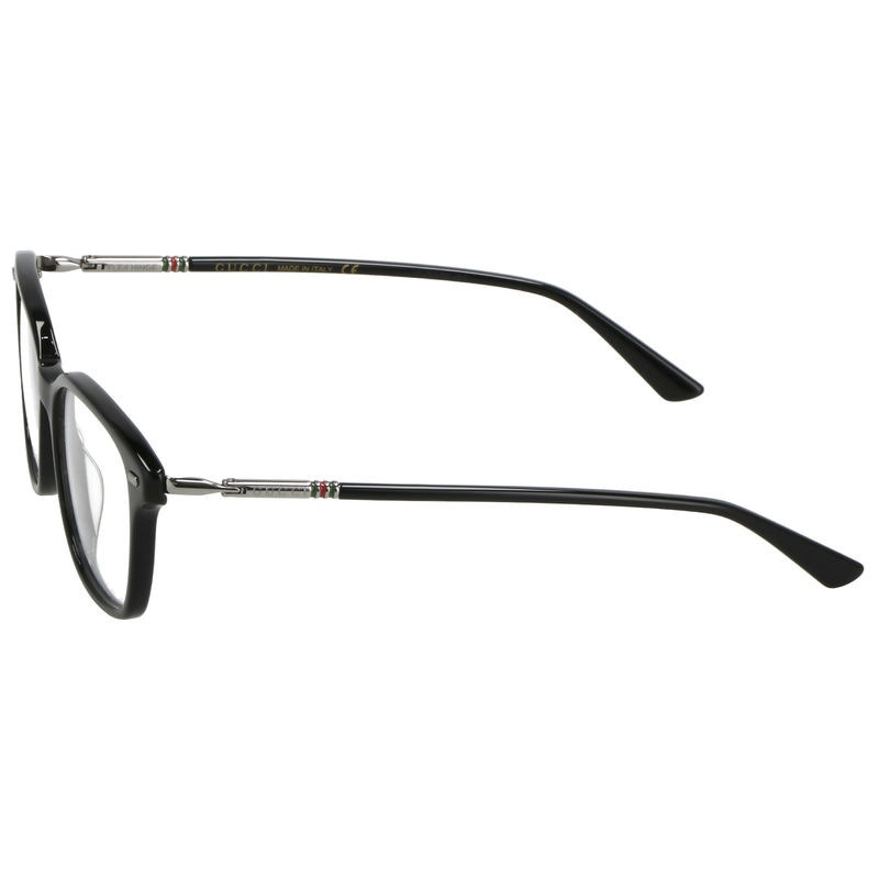 GUCCI◆メガネ/ウェリントン/プラスチック/BRW/CLR/メンズ/GG0556OJ 002 GUCCI◇メガネ⁄ウェリントン⁄プラスチック⁄BLK⁄CLR⁄メンズ⁄GG0395OA