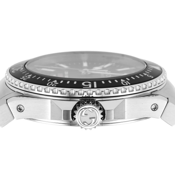 Brandol / GUCCI グッチ メンズ腕時計 DIVER ダイバー 39.5mm ブラック