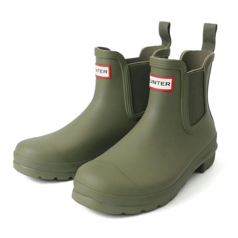 HUNTER ハンター レインシューズ レディース オリジナル チェルシーブーツ 25cm オリーブ WFS2078RMA OVL 6 / Olive