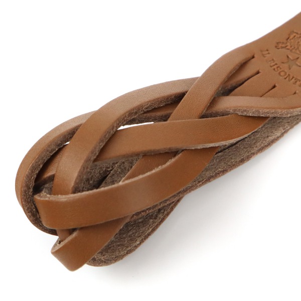 Brandol / IL BISONTE イルビゾンテ キーリング 本革 レザー編み