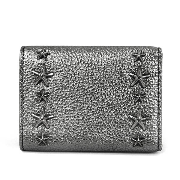 Brandol / JIMMY CHOO ジミーチュウ 三つ折り財布 スター スタッズ
