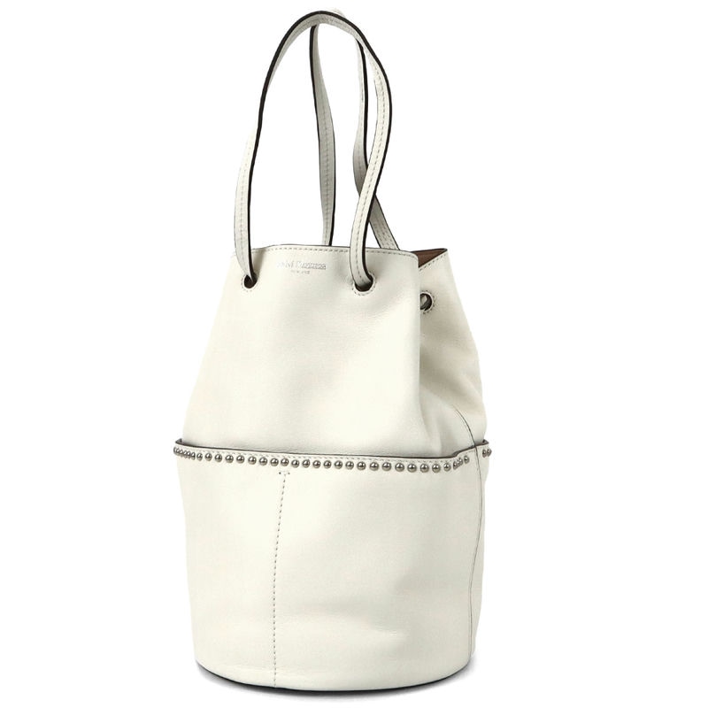 J&M Davidson ジェイアンドエム デヴィッドソン ショルダーバッグ MINI DAISY WITH STUDS レザー ワンショルダー ホワイト 1428N 7314 0150