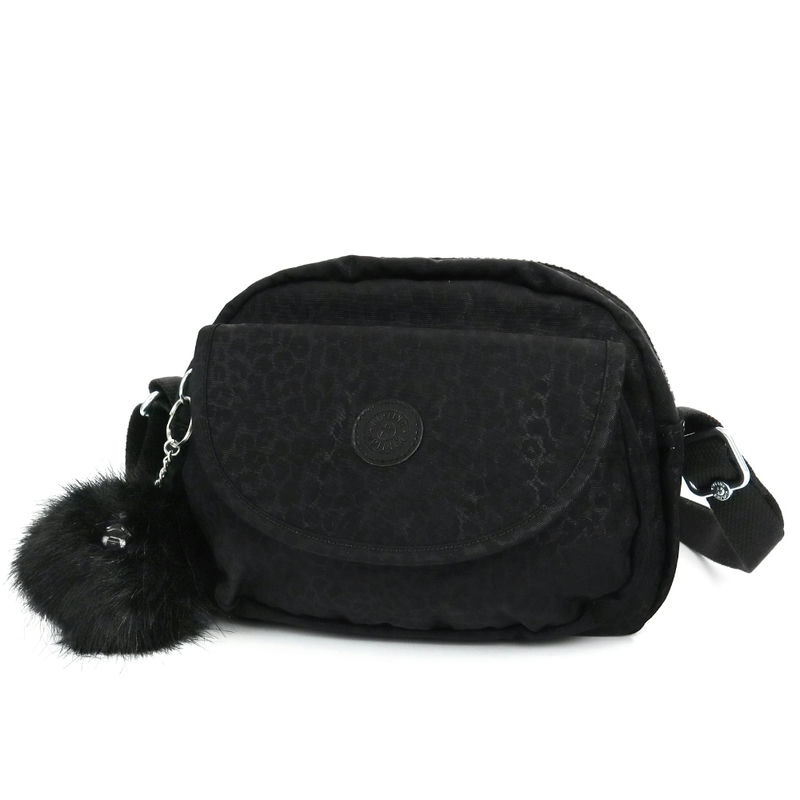 Kipling キプリング ショルダーバッグ 半円型 ポシェット ブラック系 K70120SS0